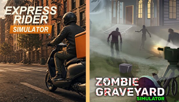 Jaquette de Express Rider x Zombie Graveyard