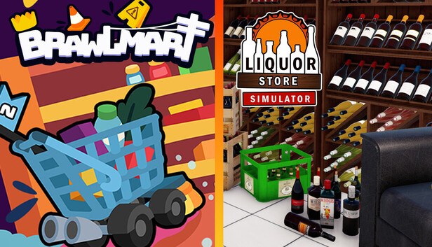 A(z) BrawlMart x Liquor Store Simulator borítóképe