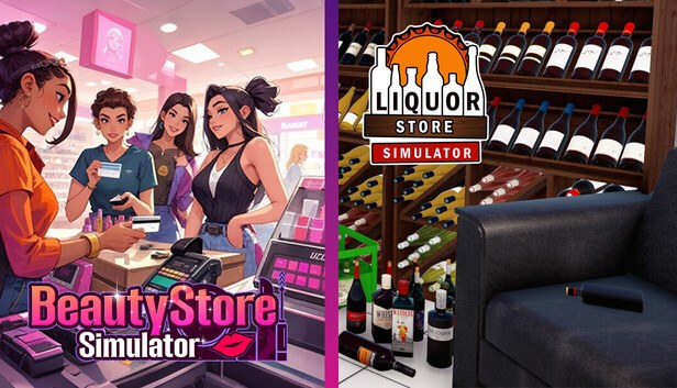 A(z) Beauty Store x Liquor Store Simulator borítóképe