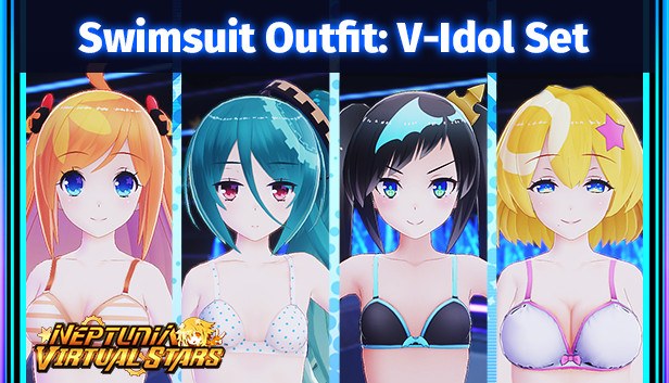 Jaquette de Neptunia Virtual Stars - Swimsuit Outfit: V-Idol Set