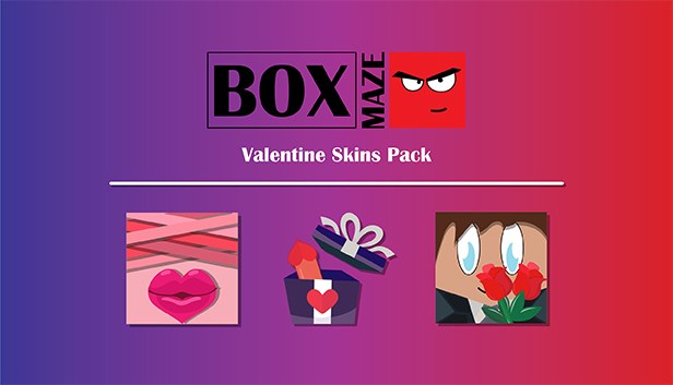 Cover van Box Maze - Valentine's Skin Pack
