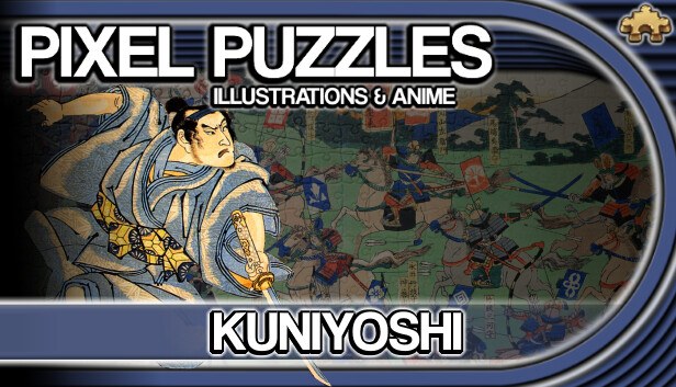 Pixel Puzzles Illustrations & Anime - Jigsaw Pack: Kuniyoshi vāka attēls