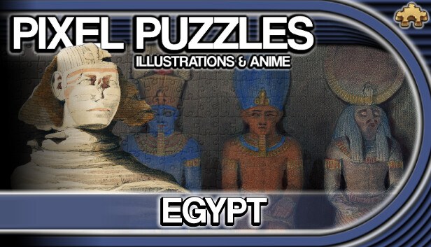 Portada de Pixel Puzzles Illustrations & Anime - Jigsaw Pack: Egypt