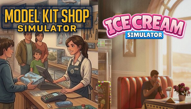 Εξώφυλλο του Ice Cream Simulator x Model Kit Shop