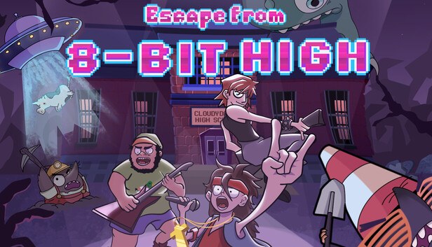 Εξώφυλλο του Escape from 8-Bit High
