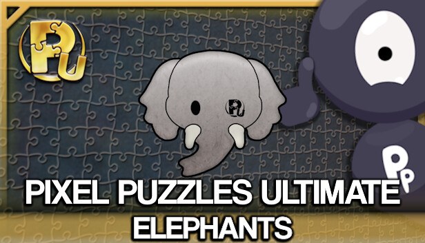 Обложка на Jigsaw Puzzle Pack - Pixel Puzzles Ultimate: Elephants