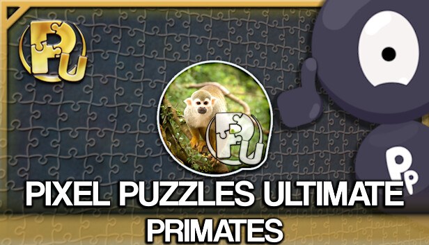 Capa de Jigsaw Puzzle Pack - Pixel Puzzles Ultimate: Primates