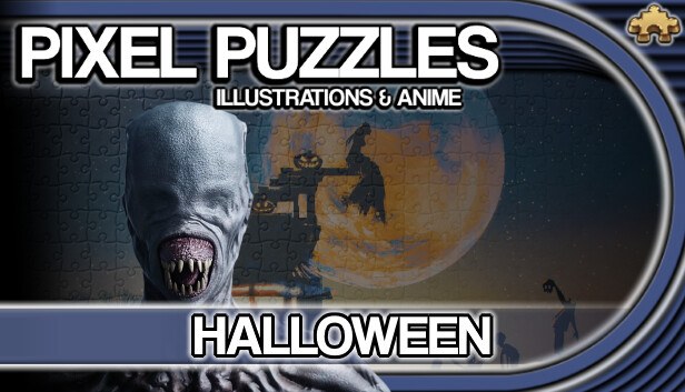 Capa de Pixel Puzzles Illustrations & Anime - Jigsaw Pack: Halloween
