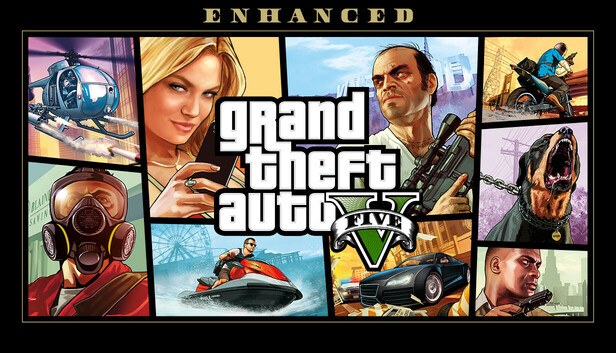 Cover von Grand Theft Auto V Enhanced & Great White Shark Card