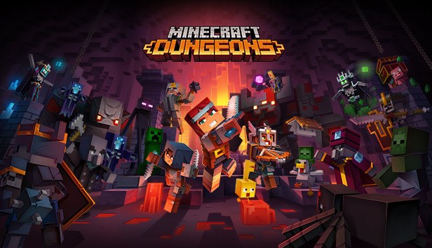 Portada de Minecraft: Dungeons