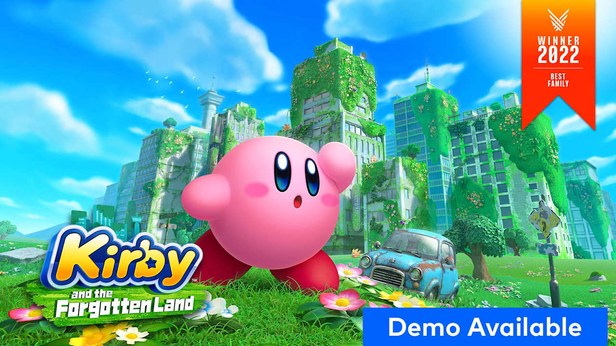 Portada de Kirby and the Forgotten Land