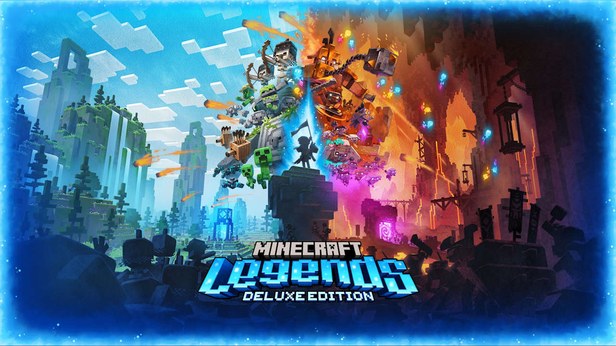 Coverbillede til Minecraft Legends Deluxe Edition