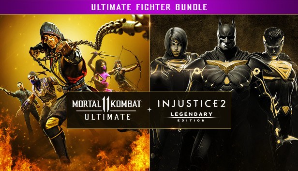 Naslovnica za Mortal Kombat 11 Ultimate + Injustice 2 Legendary Edition Bundle