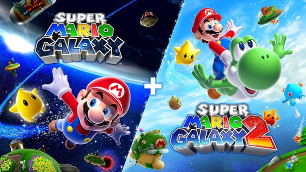 Cover van Super Mario Galaxy + Super Mario Galaxy 2